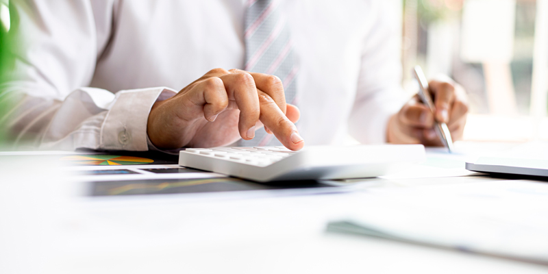 photo of green and company accountant preparing income tax return